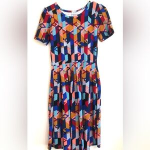 Colorful Geometric Dress